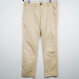 GANT Rugger Khaki Chino Pants Mens 30x34 (33x29) Slim Fit Cotton Classic Preppy